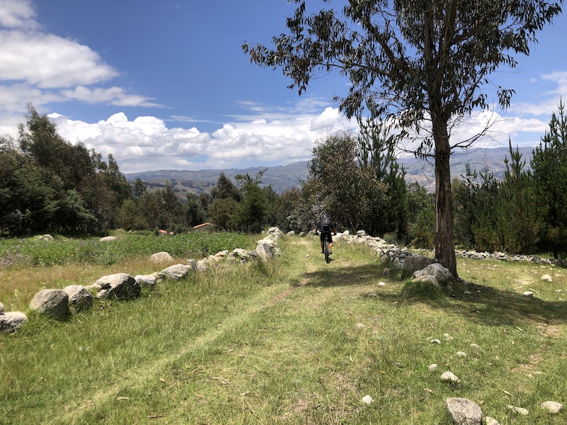 Biking in the Cordillera Blanca