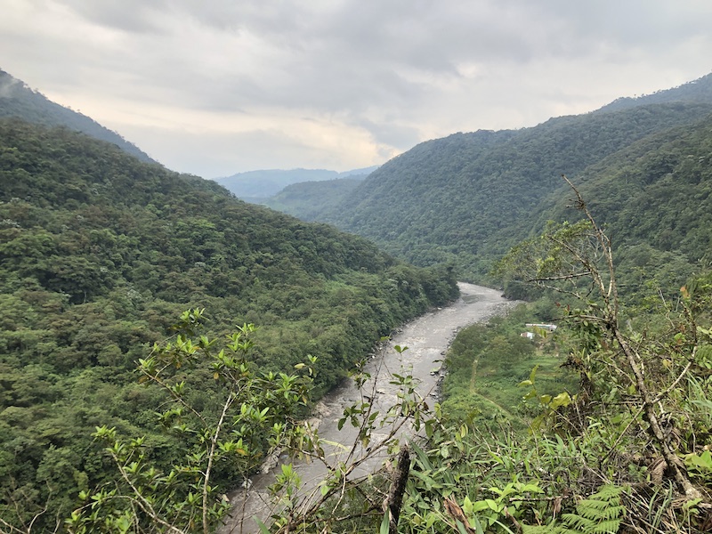 Biking the Ruta de las Cascadas to Puyo