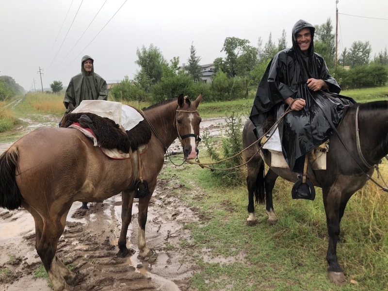 Horseback riding in Carlos Keen