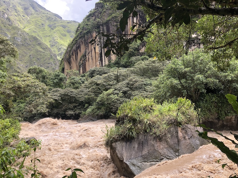 Hiking from Hidroelectrica to Aguas Calientes