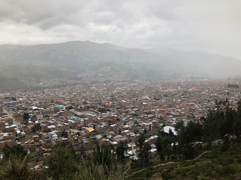 Huaraz from the top