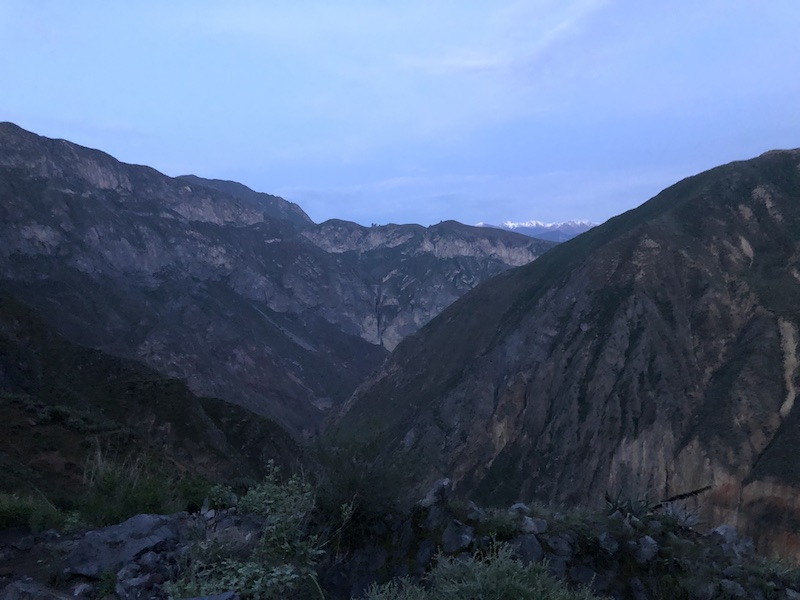 Dawn on the Colca Canyon