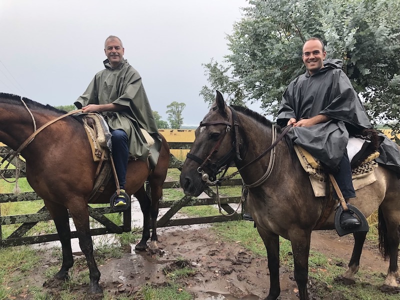 Horseback riding in Carlos Keen