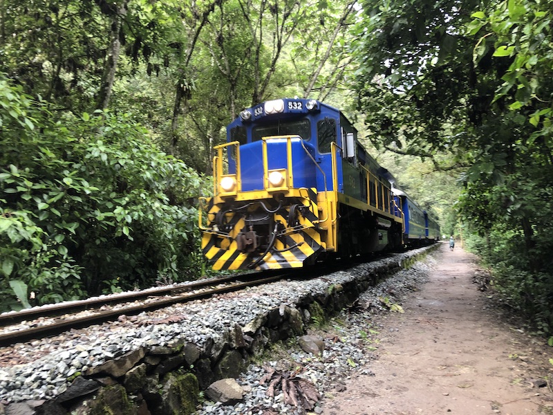 Hiking from Hidroelectrica to Aguas Calientes