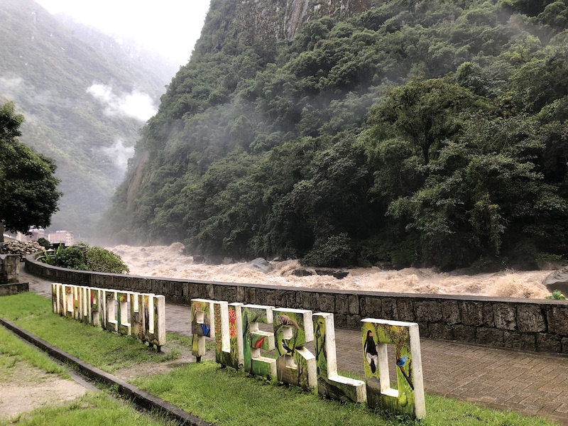 Hiking from Hidroelectrica to Aguas Calientes