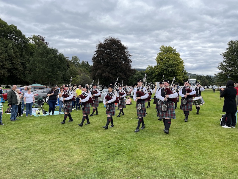 Scottish games in Pitlochry