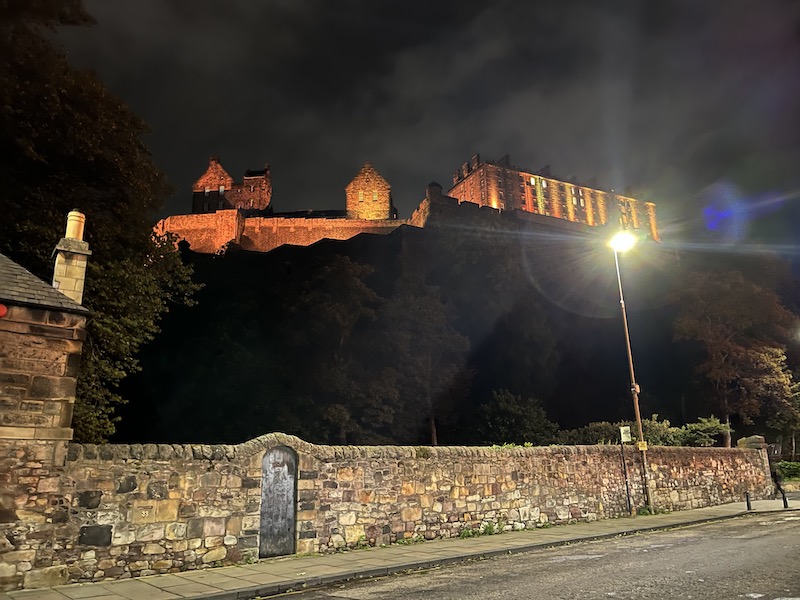 Edinburgh at night