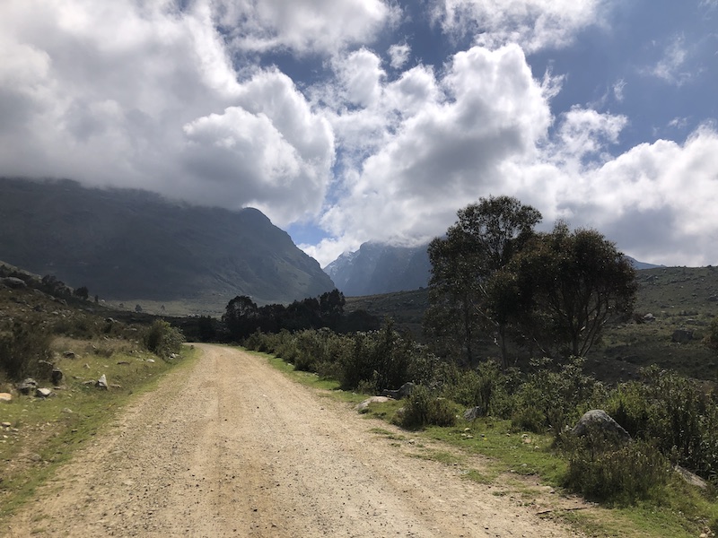 Biking in the Cordillera Blanca