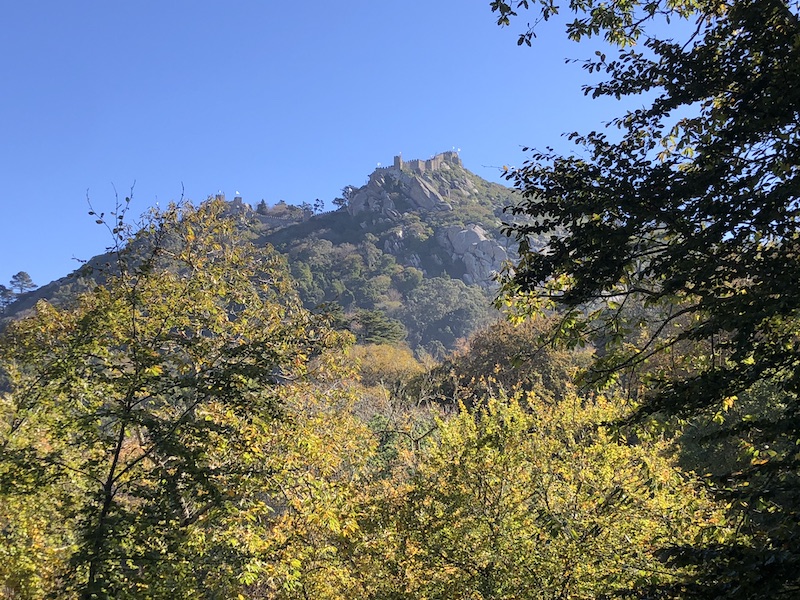 Moorish castle from Quinta da Regaleira