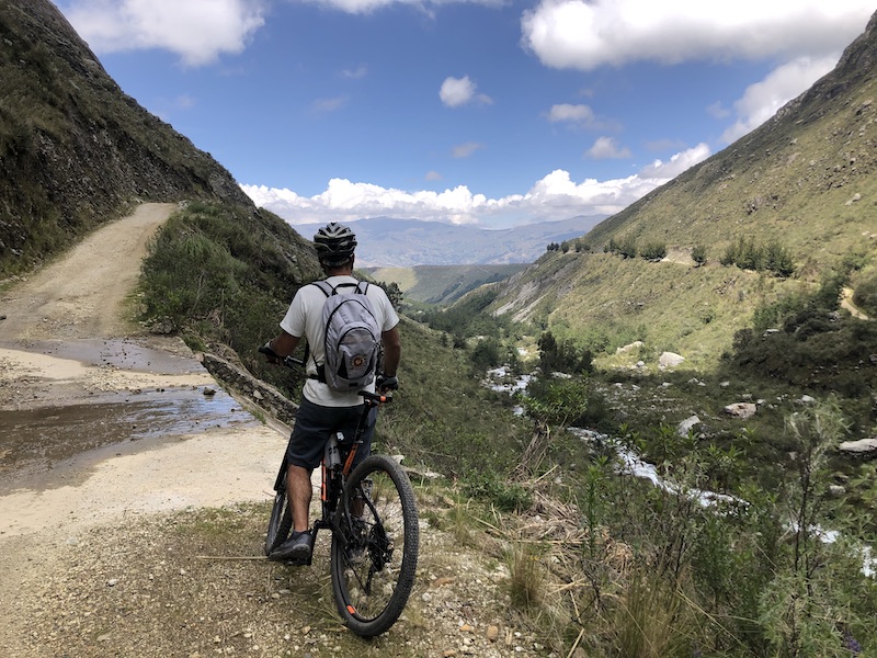 Biking in the Cordillera Blanca