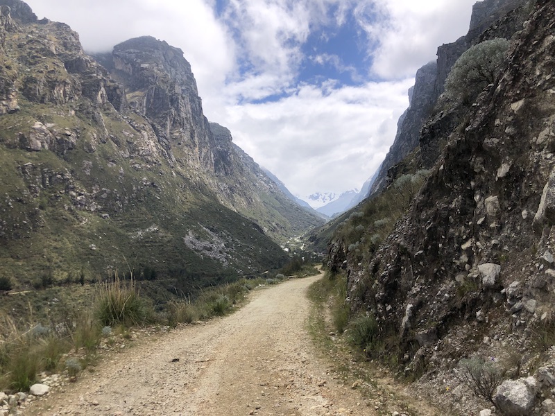 Biking in the Cordillera Blanca