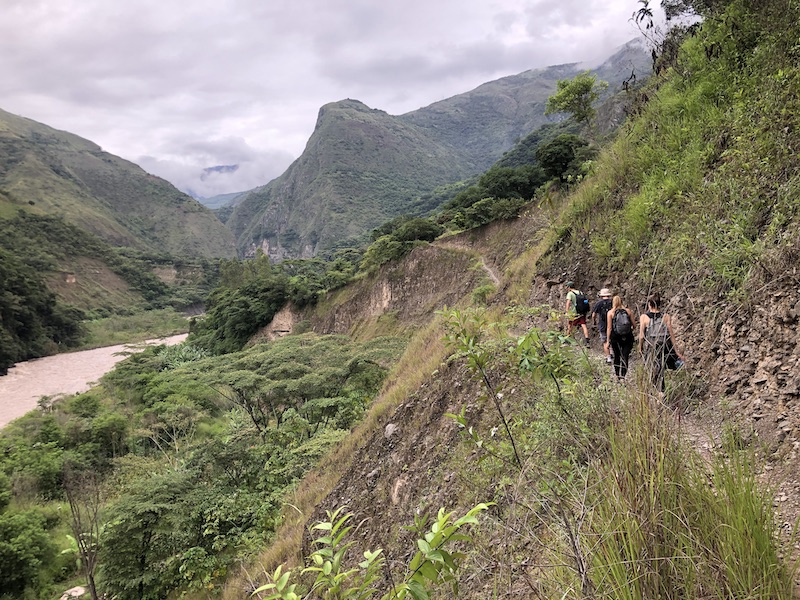 Hiking in the jungle