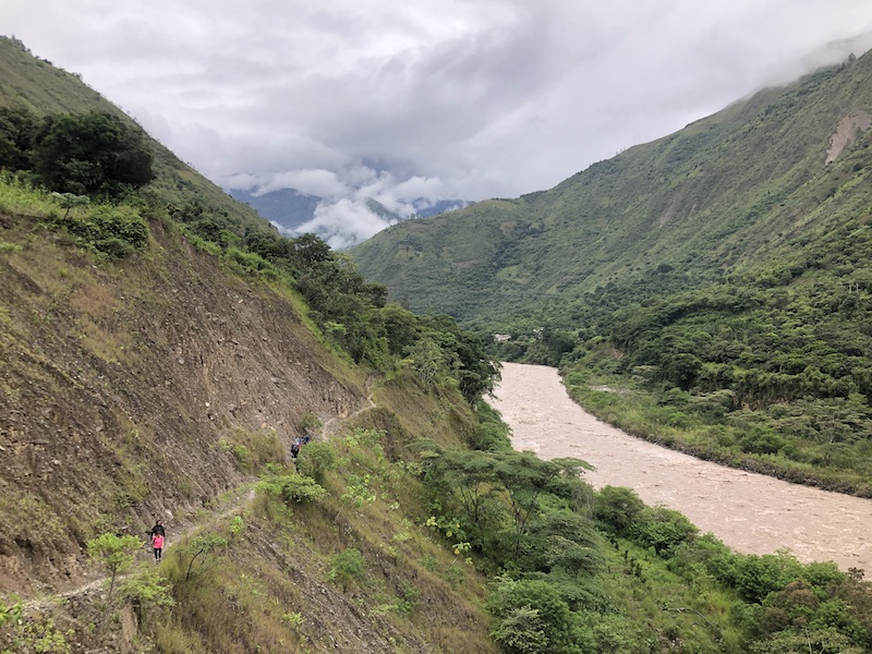 Hiking in the jungle