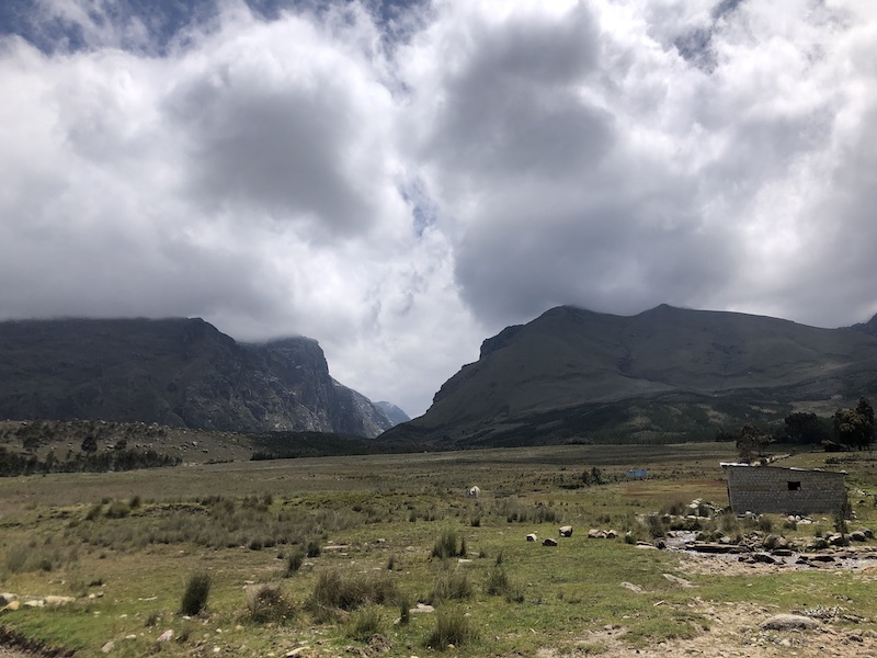 Biking in the Cordillera Blanca