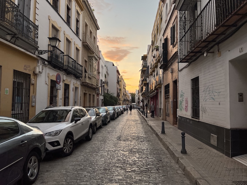 The tiny streets of Sevilla