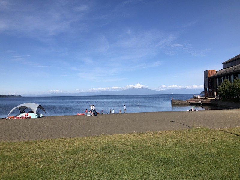 The beach at Frutillar