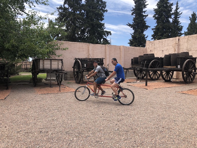 Tandem biking