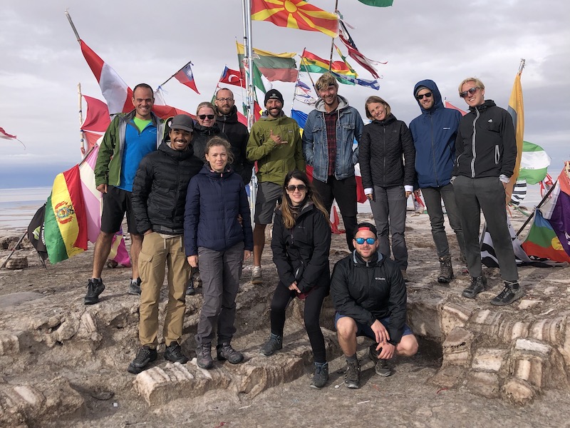 The full group at Dakar