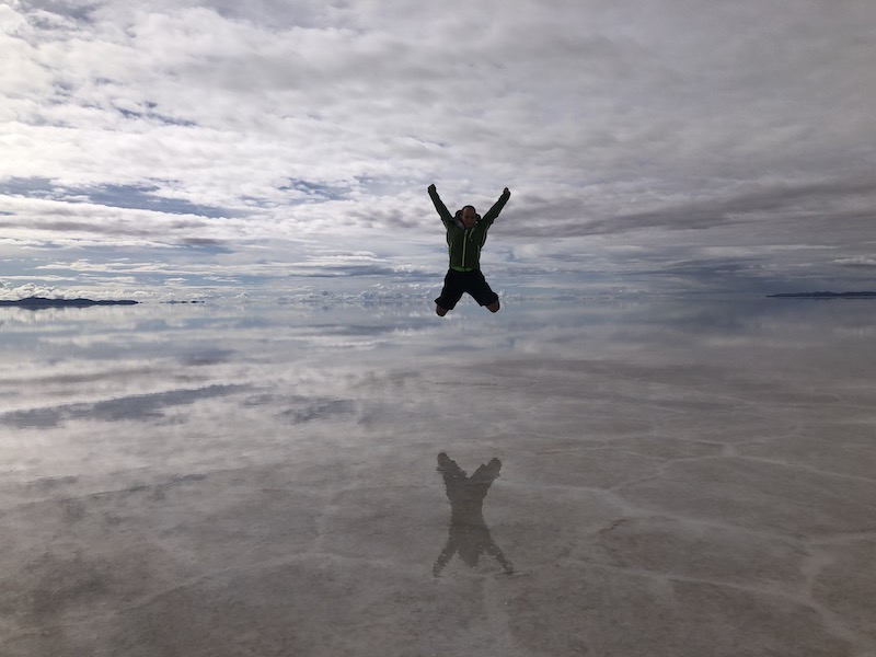 Shenanigans on the salt flat