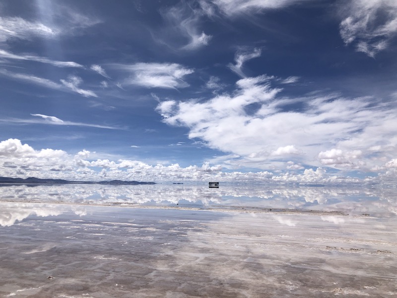 Driving on the Salar