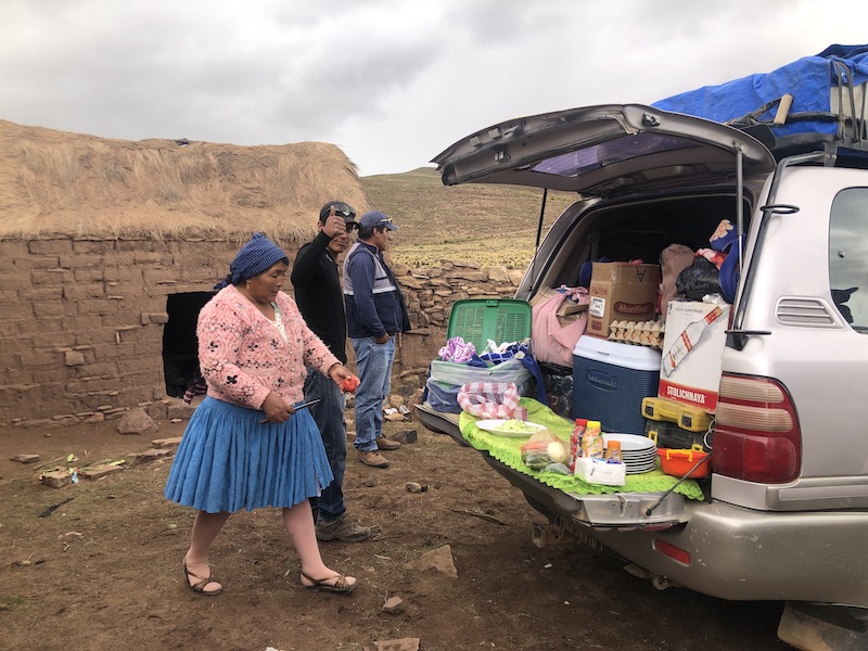 Lunch on the road